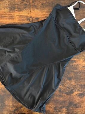 Amazon Black Circle Skater Athletic Skirt with Built-In Shorts